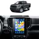 Car Screen Protector for 2023 2024 2025 Ford Ranger Accessories Navigation Touchscreen Protector Film Tempered Glass HD Clear Anti-Glare 10.1''