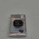 Hard Shell Headphone Case Black and Gold Marble Texture Protective Cover High Drop Protection with Keychain Bluetooth Earphone Case