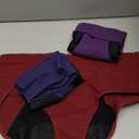 Incontinence Underwear for Women High Absorbency Period Panties Ladies Leakproof Protective Menstrual Postpartum Bladder Control Washable Cotton Briefs Multipack (Large, Purple /Red/Blue)