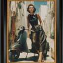 Classic Canvas Frame for 12x16 Oil Paintings Art Prints,Black Gold, 12x16", NO Glass&Backboard