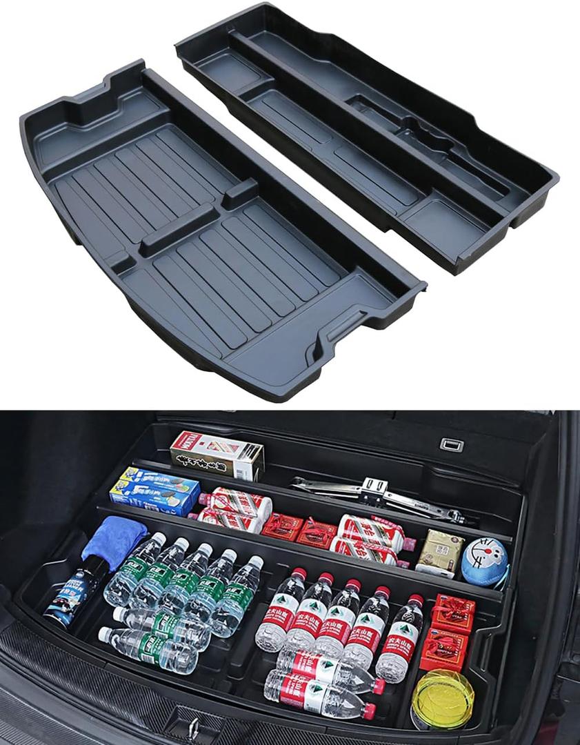 For 2017-2022 Honda CR-V Trunk Hidden Storage Box, CRV Insert Cargo Rear Hatch Specific Organizer, SUV Extra Space fits CR-V EX EX-L LX Touring Under Cargo Floor Storage Bins Accessories