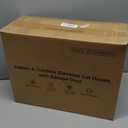 Heated Cat House for Outside,Dual Camera Mounts,100% Weatherproof & Extremely Insulated,Elevated Feral Cat Shelter with Escape Door,Waterproof Eaves for Outdoor Stray Barn Cat(Grey,S)