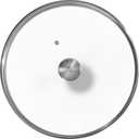 12.1-Inch Glass Lid for Victoria Round 13-Inch Cast Iron Skillet or Pan, Custom Made for Only Victoria Brand, Internal Diameter 12.1-Inch, External Diameter 13 Inch