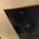 1 Inch Heavy Duty Double Bay Window Curtain Rod, 36-72 Inch Telescoping Center Rod, 20-36 Inch Adjustable Side Rod Set, Black, End Cap Finials