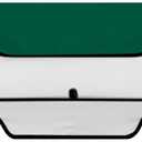 Swing Canopy Replacement Cover, Waterproof Sun Shade Porch Swing Canopy Replacement Top for 2-3 Seater Outdoor Garden Yard Patio Swing Cover (Dark Green, 65455.9 Inch)