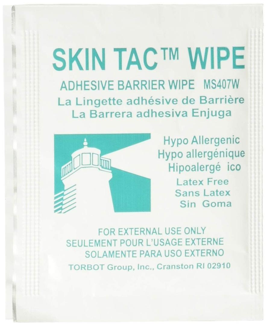 TORBOT Group Skin-Tac-H Adhesive Barrier Wipes, 50/Box (50 Count (Pack of 1))