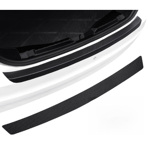 35.4" Rear Bumper Guard for SUV/Truck, Carbon Fiber
Carbon fiber leather rear bumper guard, 35.4x3.15in, waterproof, stain-proof, UV-resistant, non-yellowing, no edge curling