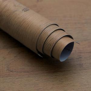 Boobest Large Size 48"x196" Brown Wood Wallpaper Peel and Stick Wood Grain Contact Paper Waterproof Removable Self Adhesive Dark Faux Wood Wallpaper for Bedroom Bathroom Living Room Classroom Walls
