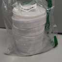 MECCANIXITY 1 Inch Double Fold Bias Tape Polyester Continuous Bulk Bias Tape for Sewing,Seaming Quilting Hemming Binding Crafts (White 55 Yards)