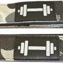 Professional Weight Lifting Straps for Bodybuilding, Powerlifting, Strength Training, Gym Workout (Camo)