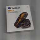Yaktrax Walk Traction Cleats - 360-Degree Grip on Snow, Ice, & Multi-terrain Surfaces - Elastic Outer Band w/ Easy-On/Off Heel Tab & 1.2mm Zinc-coated Steel Coils - Abrasion & Rust Resistant - Unisex (Small)