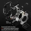 ULTIMAL Rugged Case with Band for Apple Watch 49mm,Compatible with Apple Watch Ultra 3/2/1, Military Grade Shockproof Bumper Cover for iWatch Tactical Band Men (Black, 49mm)