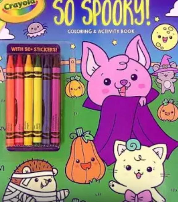 So Spooky Coloring and Activity Book
