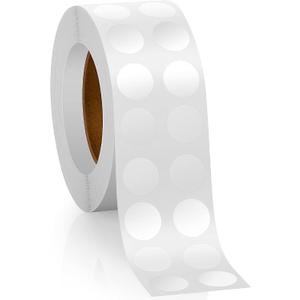 3000 Pcs Clear Stickers 0. 5 Inch Clear Circle Transparent Stickers for Sealing Round Adhesive Envelope Seals Wide Gloss Tape for Envelope Mail Small Business Products Packaging