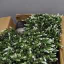 DREAMLOOM Topiary Trees Artificial Outdoor Ball in Planter, 20in Outdoor Indoor Realistic Fake Plants Shrubs for Front Porch Decor, Faux Bushes Plants for Home Front Door Offices, Set of 2