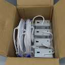 Meconard 4 Pack 6 Inch 5CCT LED Canless Recessed Lighting with Night Light, 2700K/3000K/3500K/4000K/5000K Selectable Ultra-Thin LED Ceiling Lights, 12W=110W, 1050LM, Dimmable Wafer Downlight ETL&FCC (White)