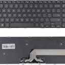Laptop Replacement Keyboard with Frame Compatible with 15 3000 5000 3541 3542 3543 3551 3552 3558 3593 3567 5542 5545 5547 5755 5551 5558 5552 5758 5759 5559 Laptop NO Backlight (Without Backlight)