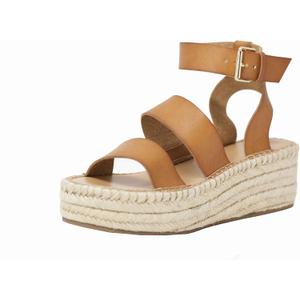 The Drop Women's Listilla Espadrille Wedge Sandal (8.5, Cognac) The Drop Women's Listilla Espadrille Wedge Sandal (8.5, Cognac)