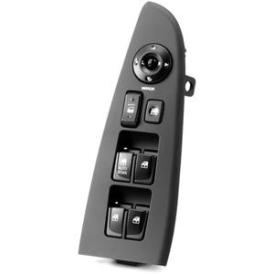 Master Power Window Switch Driver Side for 2007 2008 2009 2010 Hyundai Elantra, Front Left Mirror Door Lock Switch Control Button Assembly Replacement 935702H1109P DWS1081 1S17107
