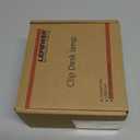 LEPOWER Metal Desk Lamp, Adjustable Goose Neck Architect Table Lamp with On/Off Switch, Swing Arm Desk Lamp with Clamp, Eye-Caring Reading Lamp for Bedroom, Study Room &Office (Silver)