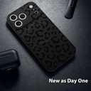 tharlet Compatible with iPhone 17 Pro Cheetah Case, 6.3'' Black Leopard | Compatible with MagSafe, Shockproof Soft TPU Anti Scratch Protective Cheetah Print Women Girls Case for iPhone 17 Pro