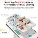 Robot Vacuum and Mop Combo with Self-Emptying, Customizable Map Cleaning with LiDAR Navigation, 6000Pa Suction, Smart No-Go Zones, 70Days Hands-free Robotic Vacuum Cleaner for Floor, Carpet, Pet Hair