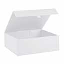 PLINJOY White Gift Box Large 13.5x11.8x4.7 Inches, White Gift Boxes for Presents with Magnetic Closure Lid, Luxury Gift Box Rectangle Collapsible Boxes for Gift Packaging