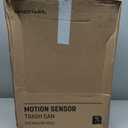 NINESTARS DZT-50-28SL Original Touchless Automatic Motion Sensor Trach Can, 13 Gal SL, Silver Trim