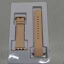 WFEAGL Compatible with Apple Watch Band 41mm 40mm 38mm 42mm(series 11 10) Women, Top Genuine Leather Band for iWatch SE 3 2 1 & Series 11 10 9 8 7 6 5 4 3 2 1 (Pink Sand/Rose Gold)