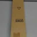 Wood Curtain Rods for Windows,1'' Diameter Drapery Rods with Imitation Wood Grain Leaf Pattern Finials,Boho Adjustable Heavy Duty Curtain Rods Set,18-45'',Color:Natural Wood