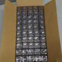 Qiuttnqn 50PCS 2oz Small Plastic Shot Bottles with Caps, Clear Empty Plastic Juice Bottles with 10 Funnels, Small Leak-Proof Juice Containers for Drink Milk Beer Coffee Liquid Beverages