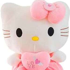 Kitty Plush  Collectible Kitty Plushie Cute Stuffed Animal Toy Adorable Kawaii Doll (Pink 30cm .)