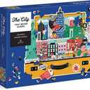 Galison The City That Never Sleeps 750 Piece Shaped Puzzle - New York City Themed Shaped Jigsaw Puzzle for Adults, Thick and Sturdy Pieces, Challenging and Fun Indoor Activity!