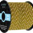 Paracord 240lb - Diameter 2mm Micro Utility Cord -3 Strand Parachute Spool Cord - 100ft 200ft,Paracord for Camping,Hiking,Fishing,Outdoor and DIY (Army Green Camo)