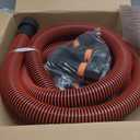 16FT Shop Vac Hose, Dust Collection Hose Kit for Home&Shop Vacuums System with 6 Adapters for Woodworking Power Tool & Sander, Compatible with festool/dewalt/bosch/ryobi/makita, etc Most Multi-Brands