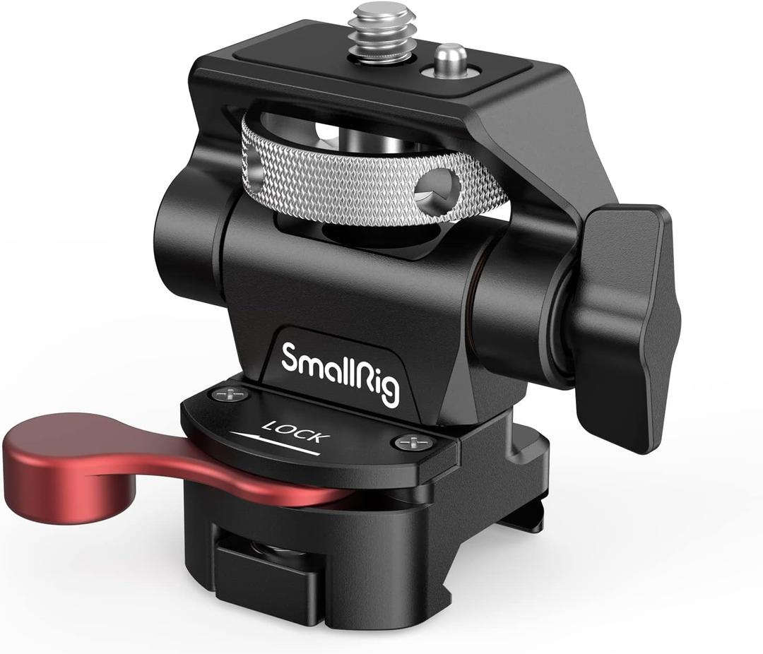 SMALLRIG Field Monitor Mount with NATO Clamp, Camera Monitor Holder for 5 and 7 Monitor, Swivel and Tilt Adjustable - 2906B