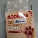 Waterproof Dog Bed Covers Replacement Washable Pet Hair Easy to Remove, Noiseless Quilted Puppy Pet Bed Cover Lovely Grey Star Print 29x41 Inches, for Dog/Cat, Cover Only