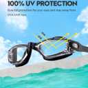 2 x Adult Swim Goggles 2 Pack No Leaking Goggles for Men Women Youth | Anti-Fog UV Protection Mirrored Swimming Glasses