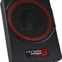 Cerwin Vega VPAS10V2 10" 550W Max / 200W RMS Low Profile Active Powered Subwoofer with Built in Amplifier Module for Working with All Vehicles