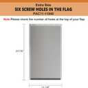 Extra Large Dog Door Replacement Flaps with Screws, Compatible with PetSafe Freedom Doggie Doors PAC 11-11040, Measures 13 1/8x 24 7/8, Flexible, Durable, BPA-Free, Weather Resistant Materials