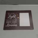 Gifts For Loss Of Mom Dad Grandma, In Loving Memory Picture Frame, There Are Some Who Bring A Light Memorial Frames Fits 4x6 Photo (Yellow)