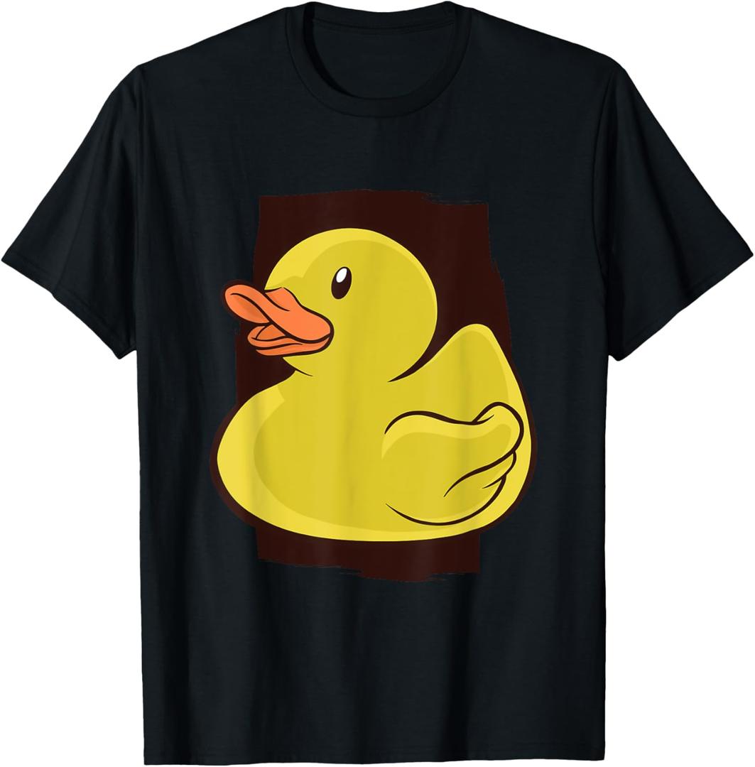 Funny Cute Dub Rubber Duck T-Shirt, L