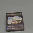 Dual Motion Sensor Light Indoor - Plug-in Motion Activated Step Stair LED Strip with Double Sensors, Dimmer and Timer for Stairway, Bedroom, Corridor (Warm White 3000K 16.4FT Light Strip) (Power Adapter (3.28FT Cable))