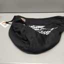 Tomkas Small Dog Sling Carrier - Zipper Pocket & Adjustable Strap & Zip Pocket - for 3-10 lbs Pets (Black, M - Zipper Pocket & Adjustable Strap)