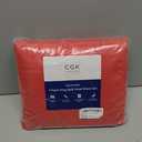 Flex Top Split Head King 4 Piece Sheet Set - Comfy Breathable & Cooling Bed Sheets Set - Hotel Luxury Bedding for Women, Men, Kids, Teens, Boys and Girls - Deep Pockets, Ultra-Soft & Oeko-Tex - Red