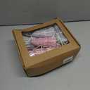 6Pcs Pink Christmas Decor, Tabletop Pink Christmas Tree for Christmas Decorations Xmas Centerpiece for Table Mantel Home Decor