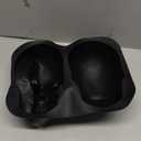 JETKONG Extra Large Silicone Skull Cake Mold Haunted Skull Baking Cake Pan for Halloween and Birthday Party