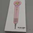 Professional High Speed Ionic Hair Dryer - 1 Min Fast Drying, 180000 RPM Blow Dryer 500 Million Negative Ions, No Heat Damage & Low Noise, Lightweight, Hairdryer with Magnetic Concentrator for Women (Pink)