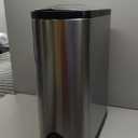simplehuman 40 Liter / 10.6 Gallon Dual Compartment Butterfly Lid Kitchen Recycling Step Trash Can, Brushed Stainless Steel