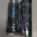 Contigo SNAPSEAL Insulated Stainless Steel Travel Mug with Grip 20oz. Blue Corn Transparent Satin & Midnight Berry, 2Pcs